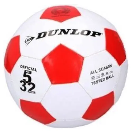 Dunlop Voetbal rood wit maat 5